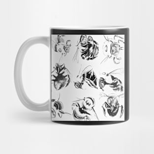 9 bees by Chad Brown Mug